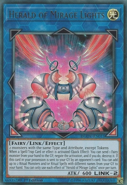 Image for Herald of Mirage Lights (Duel Overload) (DUOV-EN011) - YuGiOh
