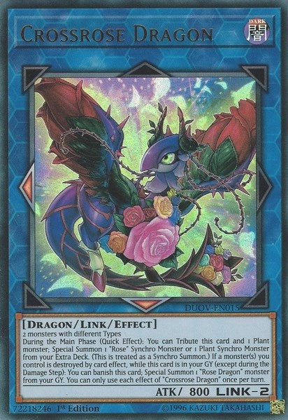 Image for Crossrose Dragon (Duel Overload) (DUOV-EN015) - YuGiOh