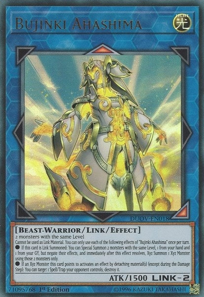 Image for Bujinki Ahashima (Duel Overload) (DUOV-EN018) - YuGiOh