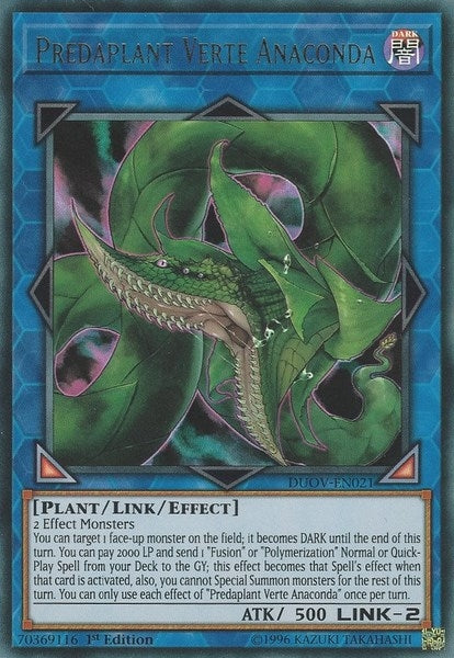 Image for Predaplant Verte Anaconda (Duel Overload) (DUOV-EN021) - YuGiOh