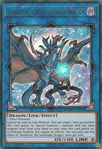 Image for Armillyre, the Starleader Dragon (Duel Overload) (DUOV-EN029) - YuGiOh
