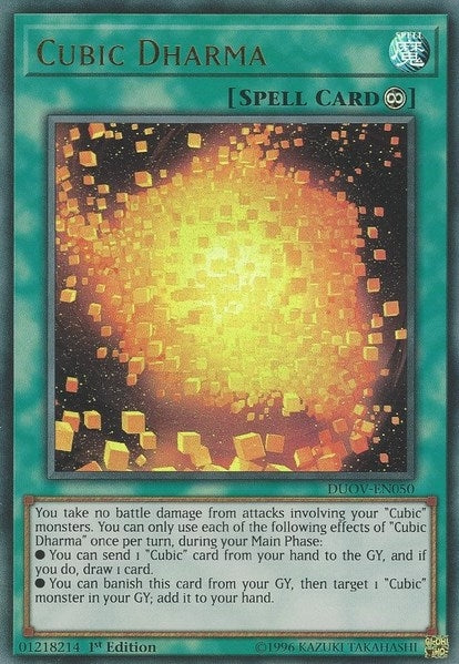 Image for Cubic Dharma (Duel Overload) (DUOV-EN050) - YuGiOh