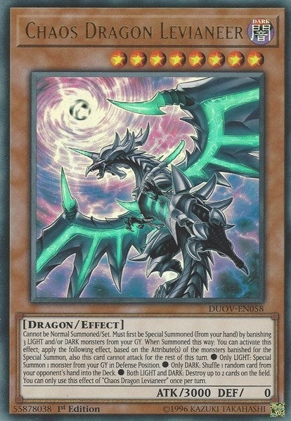 Image for Chaos Dragon Levianeer (Duel Overload) (DUOV-EN058) - YuGiOh