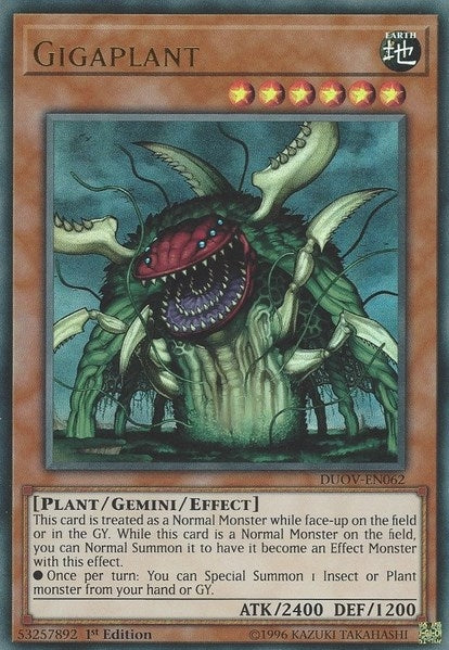 Image for Gigaplant (Duel Overload) (DUOV-EN062) - YuGiOh