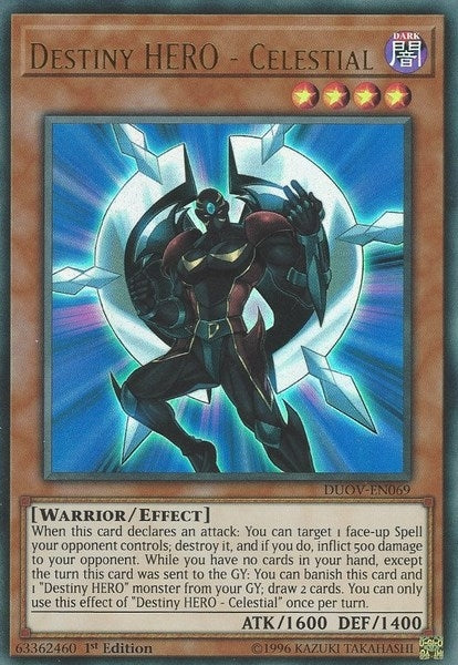Image for Destiny HERO - Celestial (Duel Overload) (DUOV-EN069) - YuGiOh