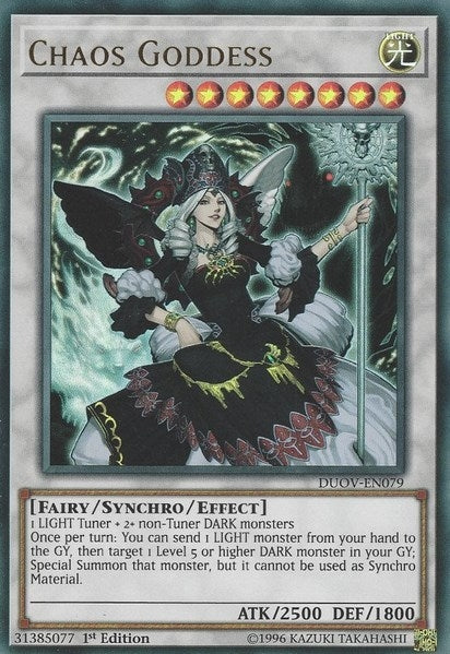 Image for Chaos Goddess (Duel Overload) (DUOV-EN079) - YuGiOh