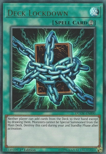 Image for Deck Lockdown (Duel Overload) (DUOV-EN090) - YuGiOh