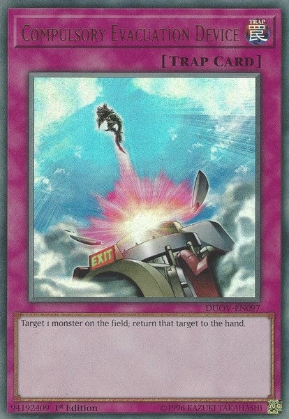 Image for Compulsory Evacuation Device (Duel Overload) (DUOV-EN097) - YuGiOh