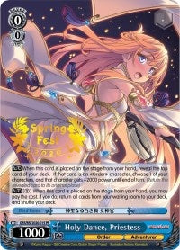 Image for Holy Dance, Priestess (Spring Fest 2020) (Bushiroad Event Cards) (GBS/BSF2020-01S PR) - Weiss Schwarz