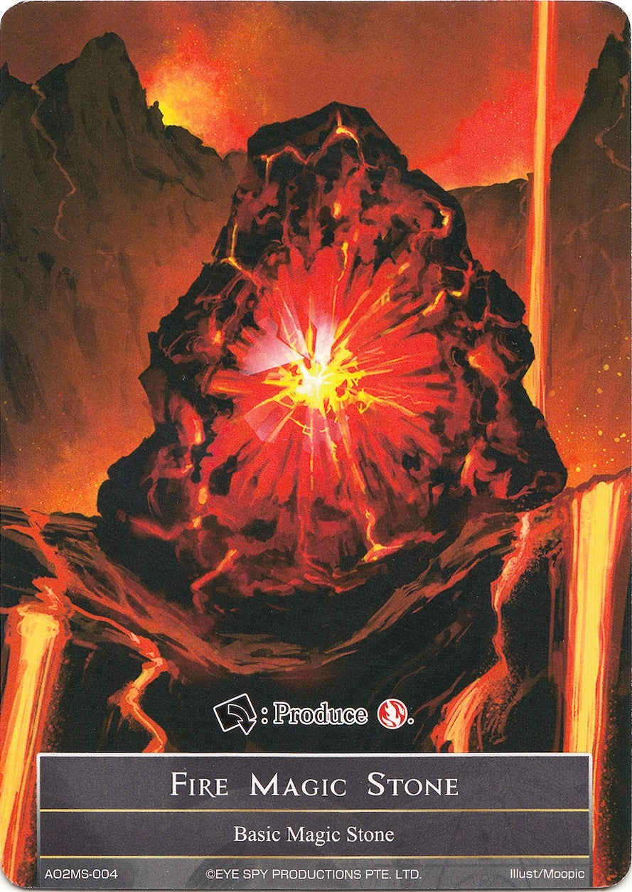 Image for Fire Magic Stone - AO2MS-004 (Alice Origin II) (AO2MS-004) - Force of Will
