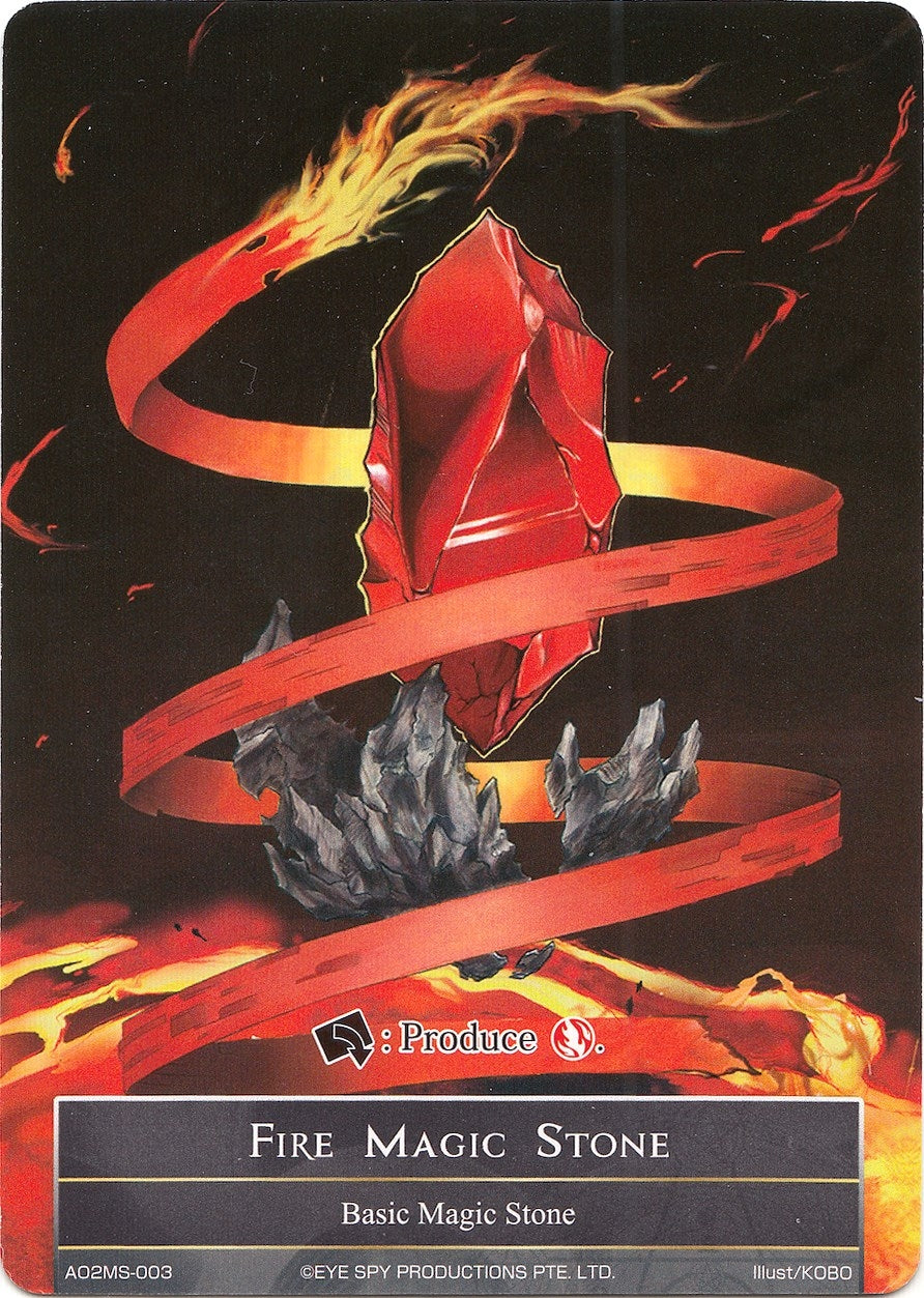 Image for Fire Magic Stone - AO2MS-003 (Alice Origin II) (AO2MS-003) - Force of Will