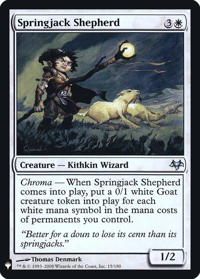 Image for Springjack Shepherd (The List Reprints) (15/180) - Magic: The Gathering