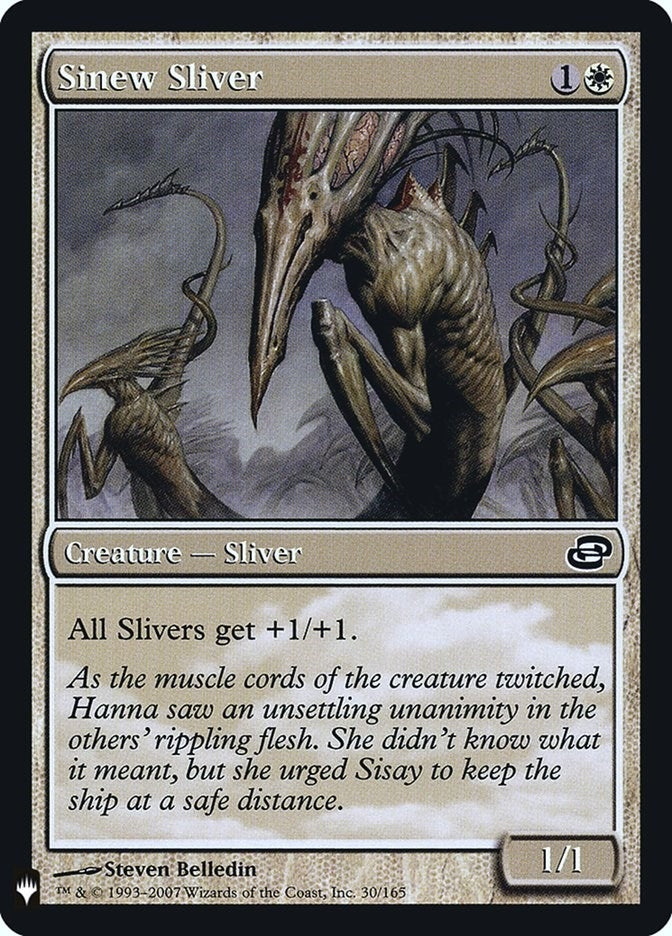 Image for Sinew Sliver (The List Reprints) (30) - Magic: The Gathering