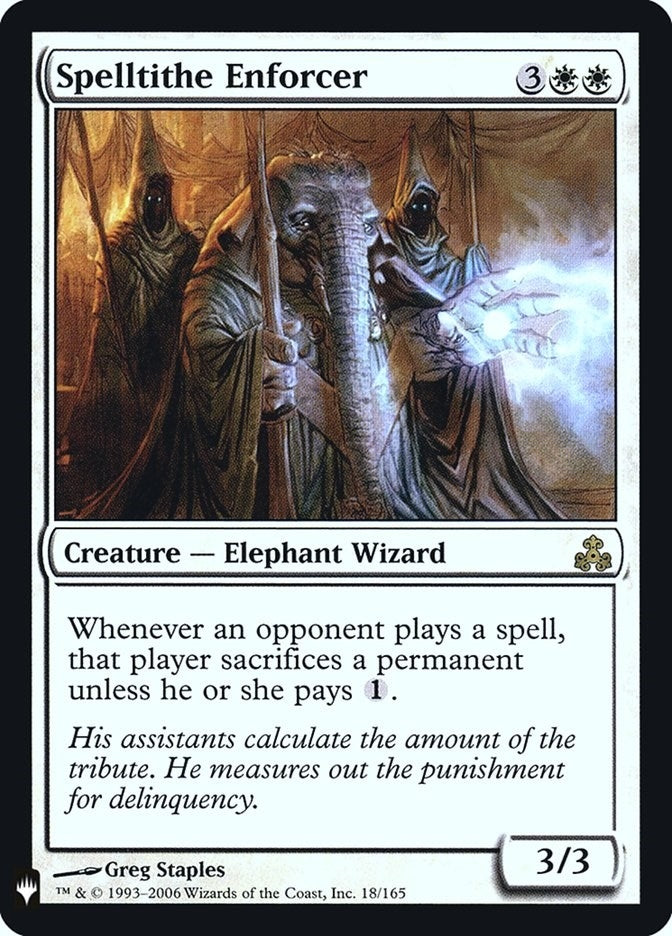 Image for Spelltithe Enforcer (The List Reprints) (18) - Magic: The Gathering