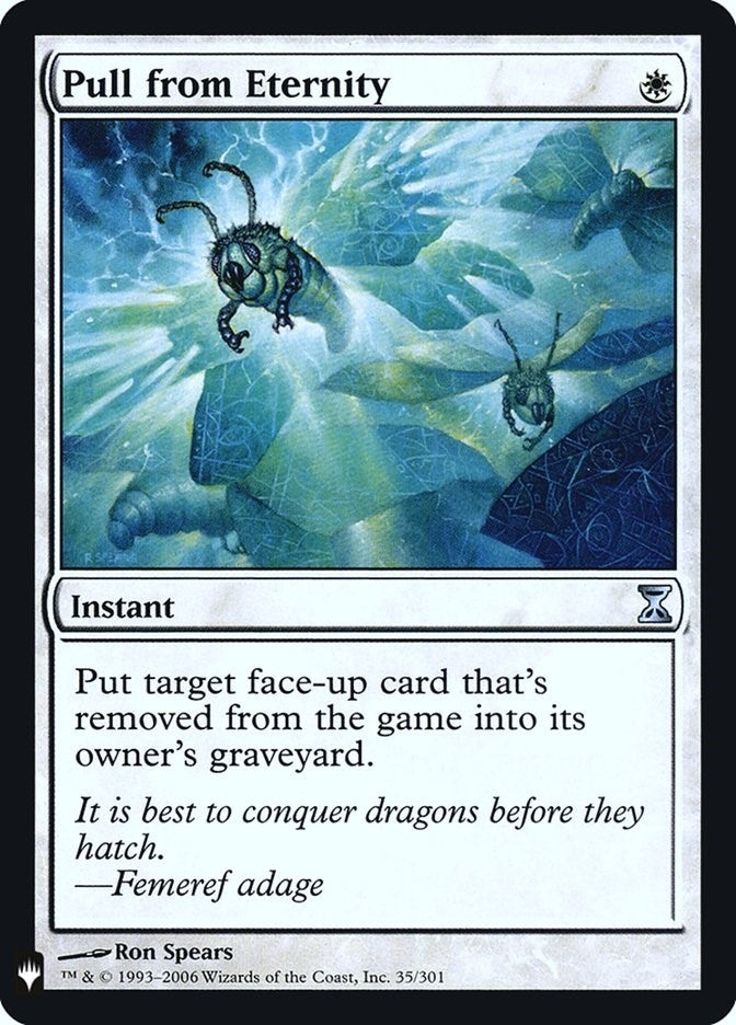 Image for Pull from Eternity (The List Reprints) (35) - Magic: The Gathering