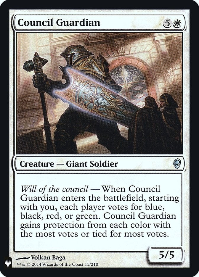 Image for Council Guardian (The List Reprints) (15) - Magic: The Gathering