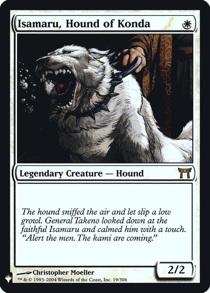 Image for Isamaru, Hound of Konda (The List Reprints) (19) - Magic: The Gathering