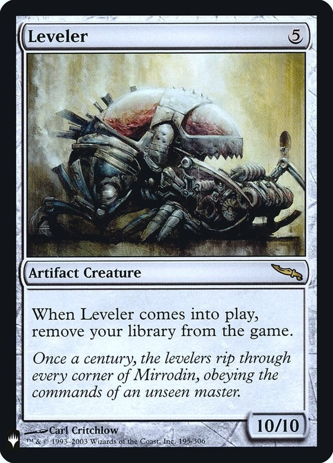 Image for Leveler (The List Reprints) (195) - Magic: The Gathering