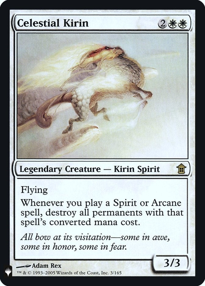 Image for Celestial Kirin (The List Reprints) (3) - Magic: The Gathering