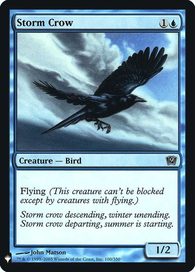 Image for Storm Crow (9ED) (The List Reprints) (100) - Magic: The Gathering