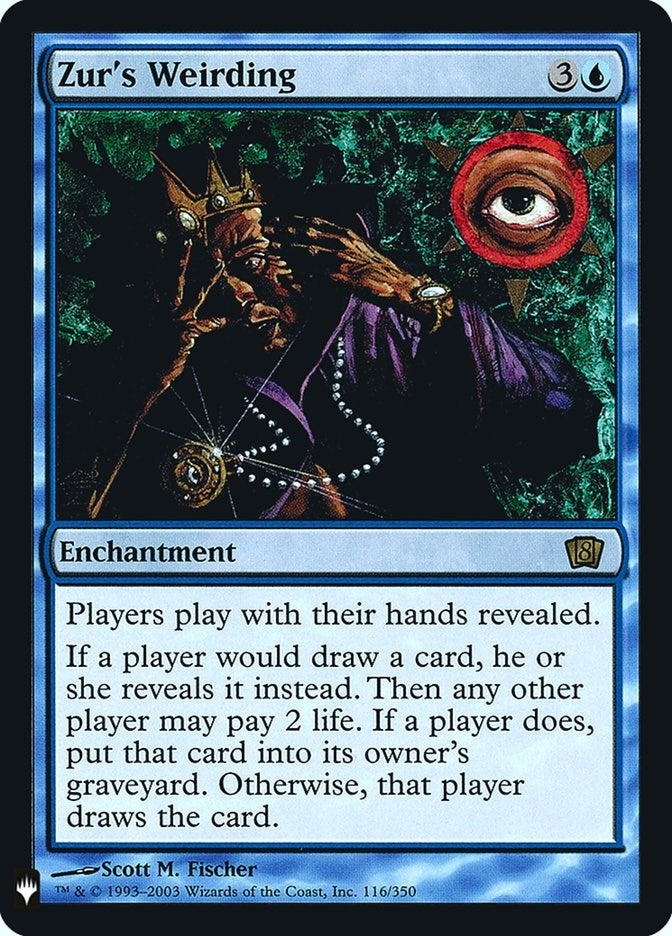 Image for Zur's Weirding (The List Reprints) (116) - Magic: The Gathering