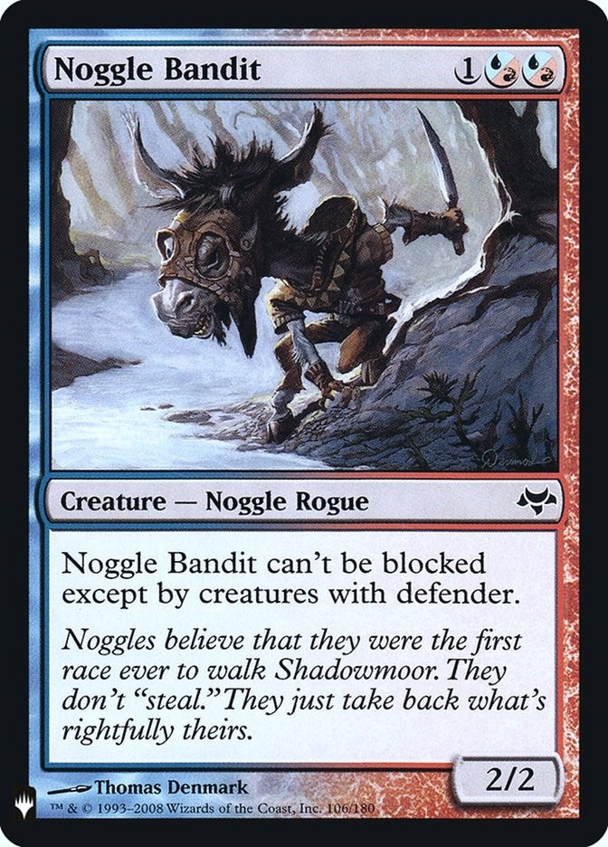 Image for Noggle Bandit (The List Reprints) (106) - Magic: The Gathering