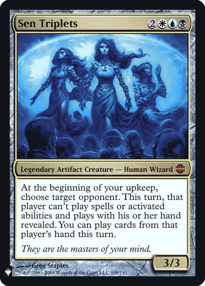 Image for Sen Triplets (The List Reprints) (109) - Magic: The Gathering
