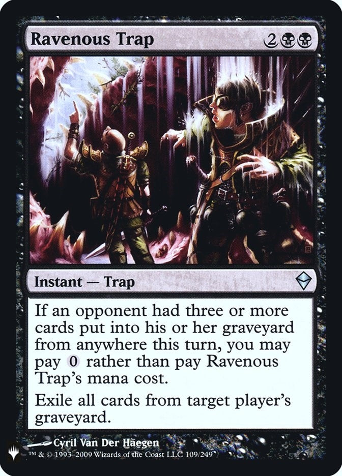 Image for Ravenous Trap (The List Reprints) (109) - Magic: The Gathering
