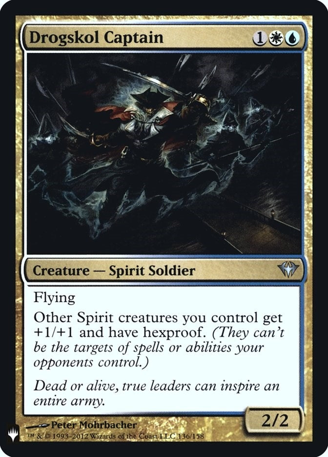 Image for Drogskol Captain (The List Reprints) (136) - Magic: The Gathering