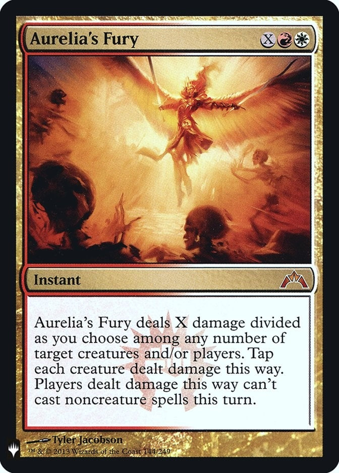 Image for Aurelia's Fury (The List Reprints) (144) - Magic: The Gathering