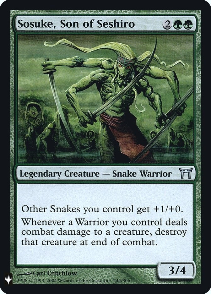 Image for Sosuke, Son of Seshiro (The List Reprints) (244) - Magic: The Gathering