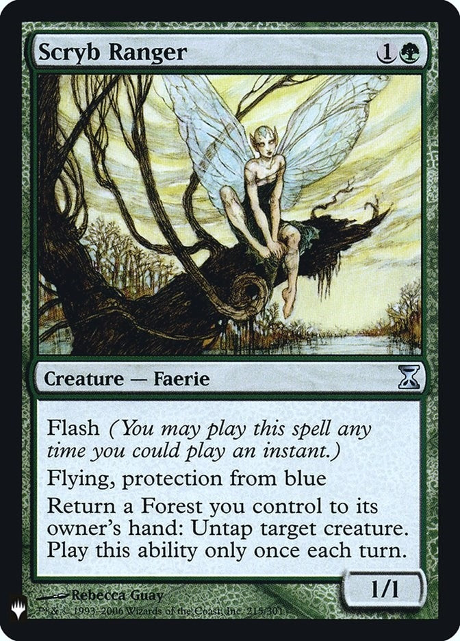 Image for Scryb Ranger (The List Reprints) (215) - Magic: The Gathering