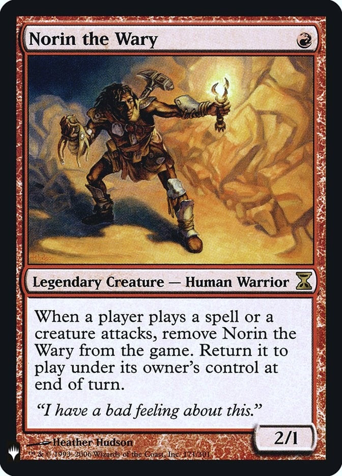 Image for Norin the Wary (The List Reprints) (171) - Magic: The Gathering