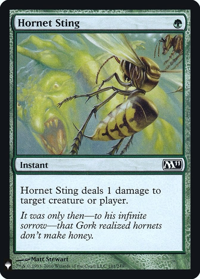 Image for Hornet Sting (The List Reprints) (181) - Magic: The Gathering