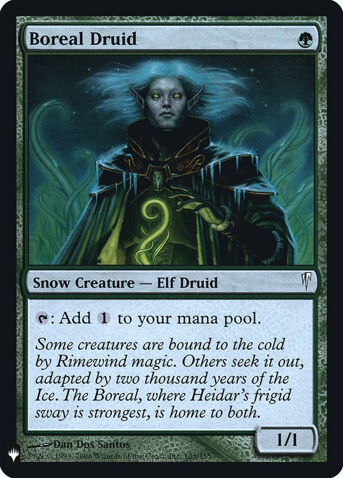 Image for Boreal Druid (The List Reprints) (105) - Magic: The Gathering