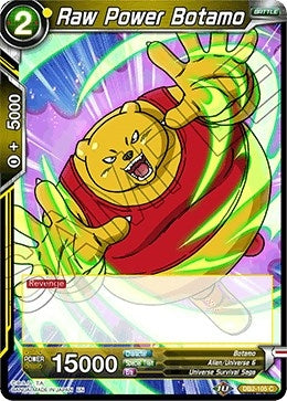 Image for Raw Power Botamo (Draft Box 05 - Divine Multiverse) (DB2-105) - Dragon Ball Super: Masters