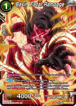 Image for Basil, Fatal Rampage (Draft Box 05 - Divine Multiverse) (DB2-111) - Dragon Ball Super: Masters