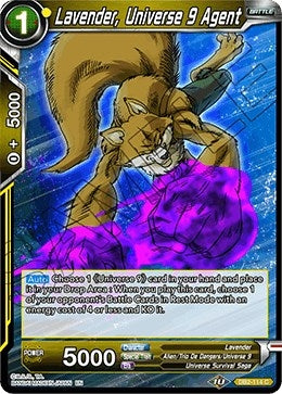 Image for Lavender, Universe 9 Agent (Draft Box 05 - Divine Multiverse) (DB2-114) - Dragon Ball Super: Masters