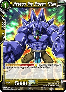 Image for Hyssop the Frozen Titan (Draft Box 05 - Divine Multiverse) (DB2-118) - Dragon Ball Super: Masters