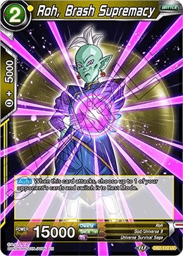 Image for Roh, Brash Supremacy (Draft Box 05 - Divine Multiverse) (DB2-122) - Dragon Ball Super: Masters