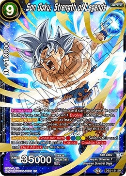 Image for Son Goku, Strength of Legends (Draft Box 05 - Divine Multiverse) (DB2-131) - Dragon Ball Super: Masters