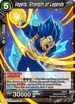 Image for Vegeta, Strength of Legends (Draft Box 05 - Divine Multiverse) (DB2-133) - Dragon Ball Super: Masters
