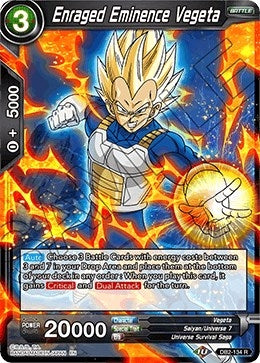 Image for Enraged Eminence Vegeta (Draft Box 05 - Divine Multiverse) (DB2-134) - Dragon Ball Super: Masters