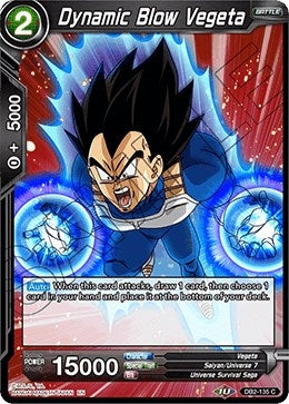 Image for Dynamic Blow Vegeta (Draft Box 05 - Divine Multiverse) (DB2-135) - Dragon Ball Super: Masters