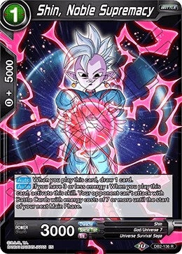 Image for Shin, Noble Supremacy (Draft Box 05 - Divine Multiverse) (DB2-136) - Dragon Ball Super: Masters