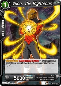Image for Vuon, the Righteous (Draft Box 05 - Divine Multiverse) (DB2-157) - Dragon Ball Super: Masters