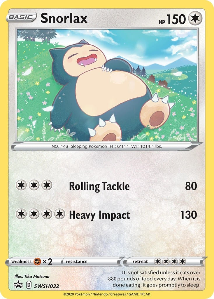 Image for Snorlax - SWSH032 (SWSH: Sword & Shield Promo Cards) (SWSH032) - Pokemon