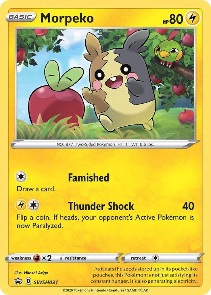 Image for Morpeko - SWSH031 (SWSH: Sword & Shield Promo Cards) (SWSH031) - Pokemon