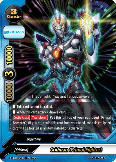 Image for Gridman (Primal Fighter) (SSSS.GRIDMAN) (S-UB-C05/0001EN) - Future Card BuddyFight