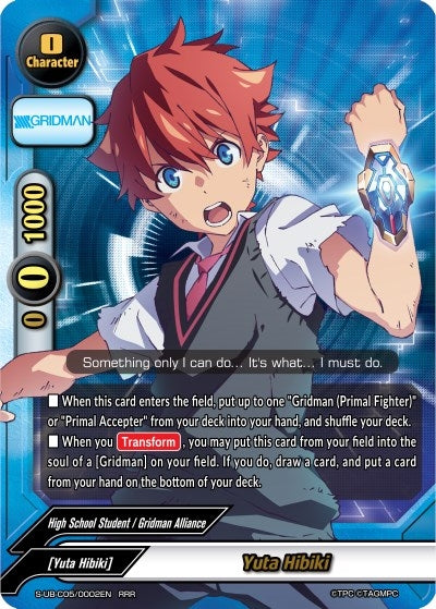 Image for Yuta Hibiki (SSSS.GRIDMAN) (S-UB-C05/0002EN) - Future Card BuddyFight